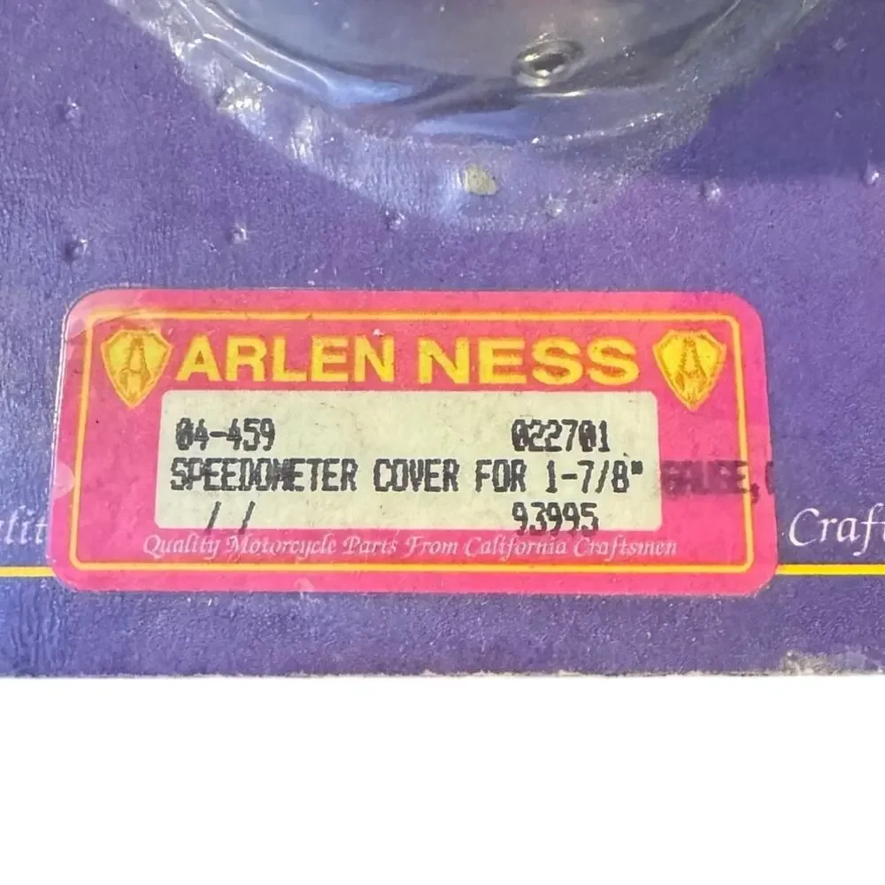 NOS Arlen Ness Speedometer Cover 1-7/8